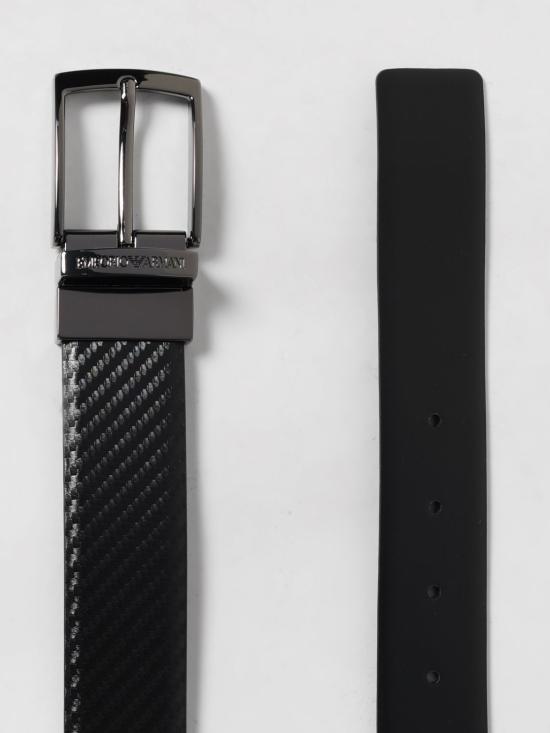 25FW 엠포리오 아르마니 가죽 벨트 EM003703AF19586 MC012 Black - EMPORIO ARMANI