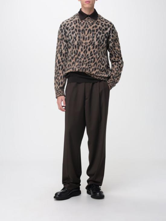 25FW 라니우스 스웨터 F5LAMAJP384 570 Brown - LANEUS