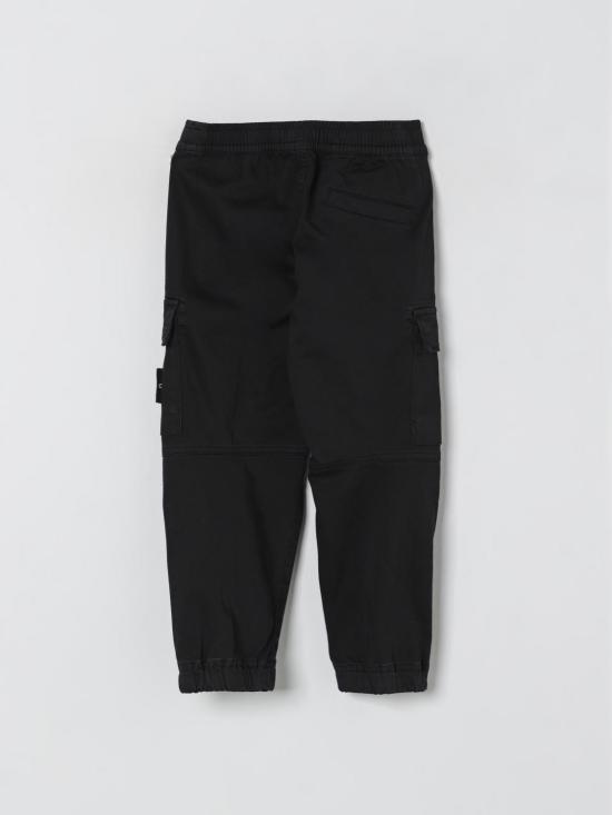 25FW [키즈] 스톤 아일랜드 트레이닝/조거 팬츠 3100007S0012 V0029 Black - STONE ISLAND