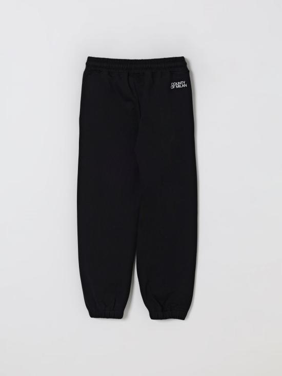 25FW [키즈] 컨트리 오브 밀란 팬츠 F5CMJBFP005 110 Black - COUNTY OF MILAN