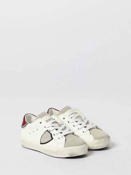 25FW [키즈] 필립모델 스니커즈 82121 06 White 1 - PHILIPPE MODEL
