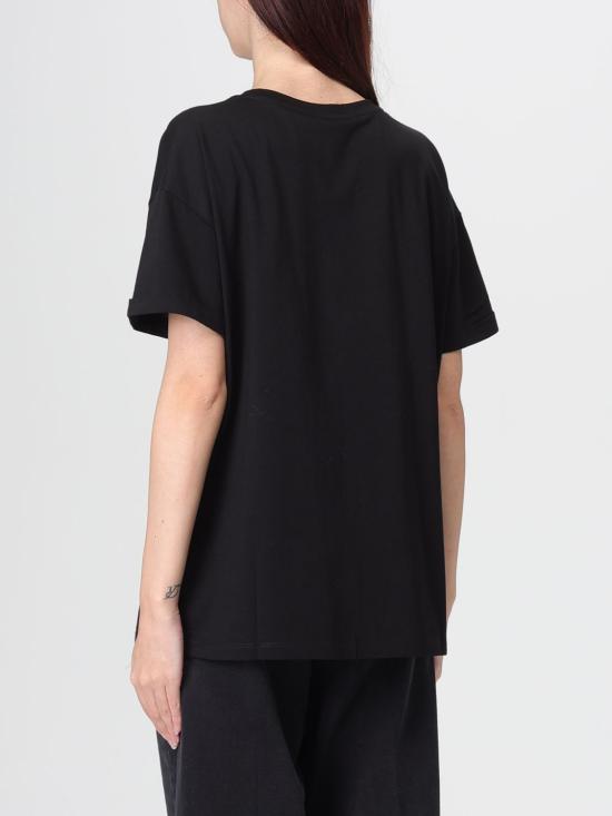 25FW 리우조 반팔 티셔츠 UF5257JS904 M9786 Black - LIU JO