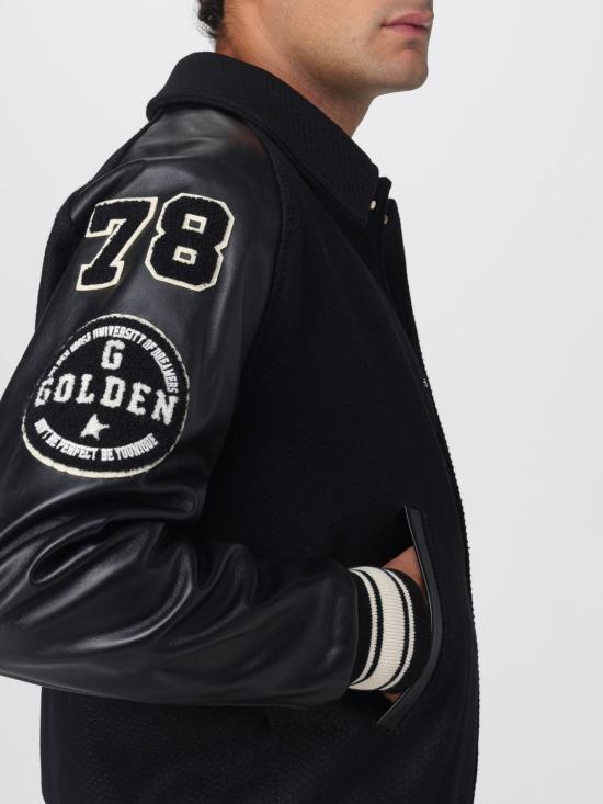 25FW 골든구스 봄버 자켓 GMP01296P00094090194 Black - GOLDEN GOOSE