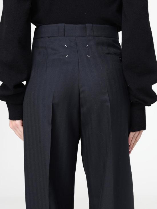 25FW 마르지엘라 스트레이트 팬츠 S51KA0607M35513 900F Black - MAISON MARGIELA