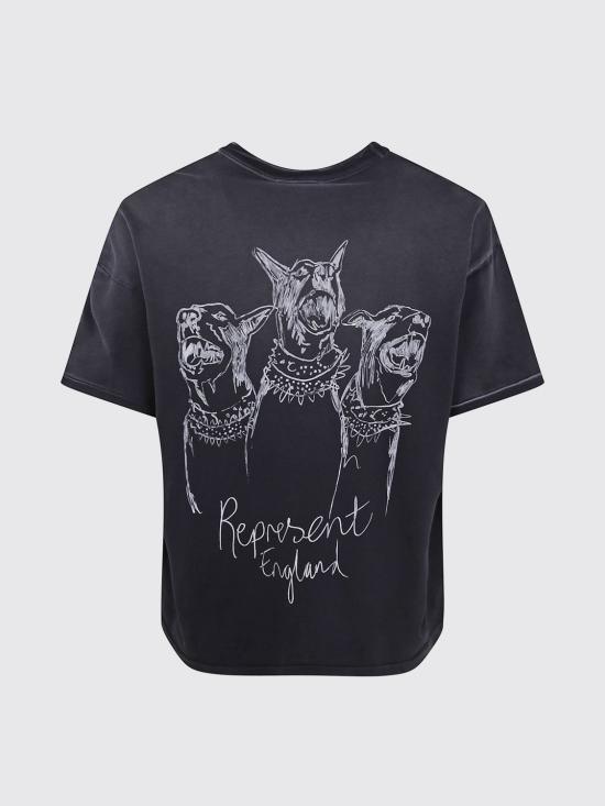 25FW 리프레젠트 반팔 티셔츠 MLM100383 03 Black - REPRESENT