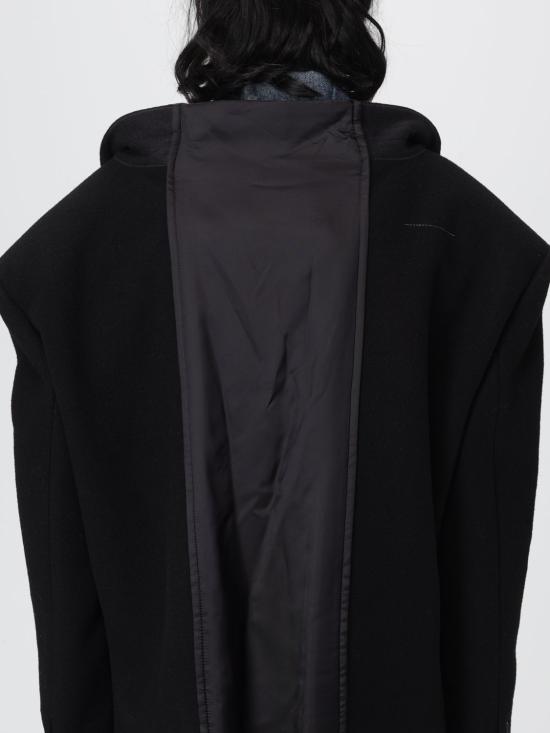 25FW MM6 메종마르지엘라 코트 S62BN0112M35469 900 Black - MM6 MAISON MARGIELA