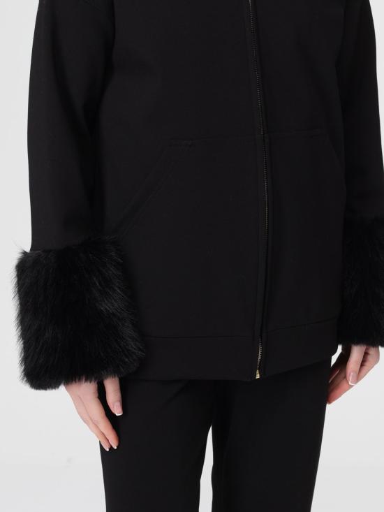 25FW 세미쿠튀르 트레이닝 상의 S5WL30 Y690 Black - SEMI-COUTURE