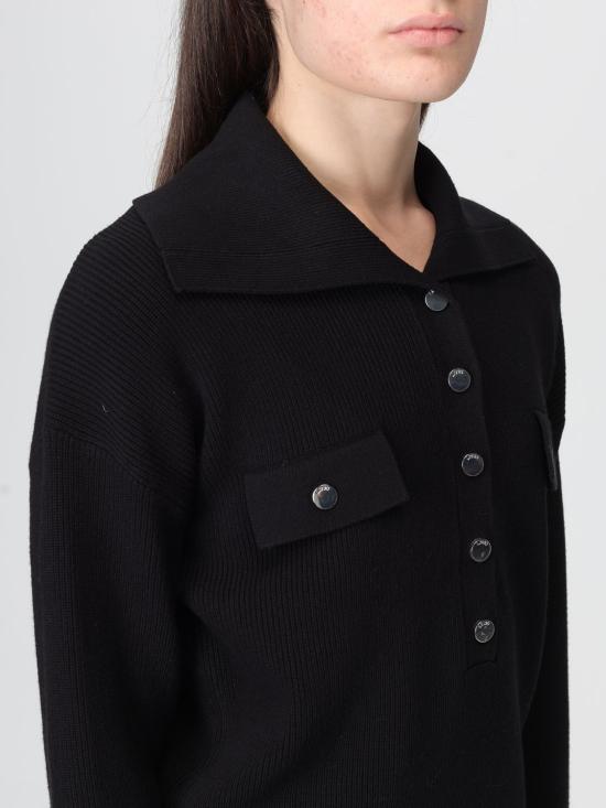 25FW 리우조 가디건 MF5373MS99E 22222 Black - LIU JO