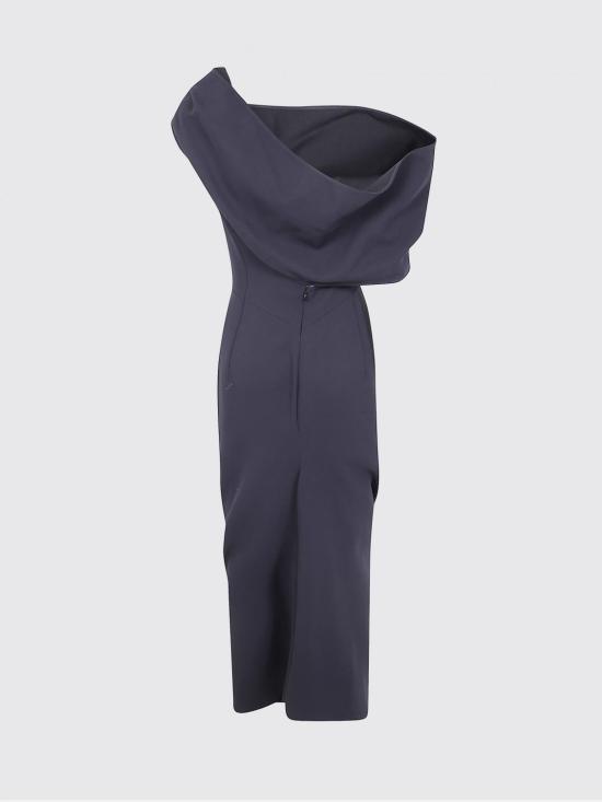 25FW 자크뮈스 롱 원피스 DRW00691AW00632 990 Black - JACQUEMUS