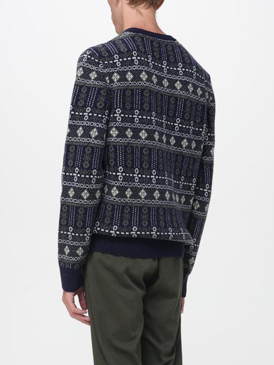 25FW 바버 스웨터 MKN1677 BL53 Blue - BARBOUR