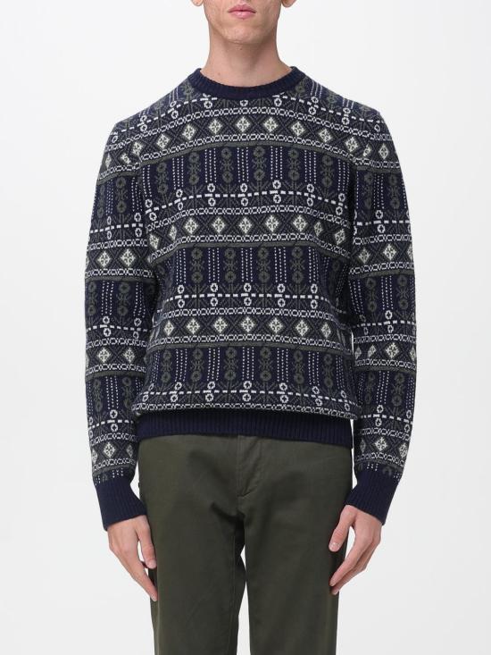 25FW 바버 스웨터 MKN1677 BL53 Blue