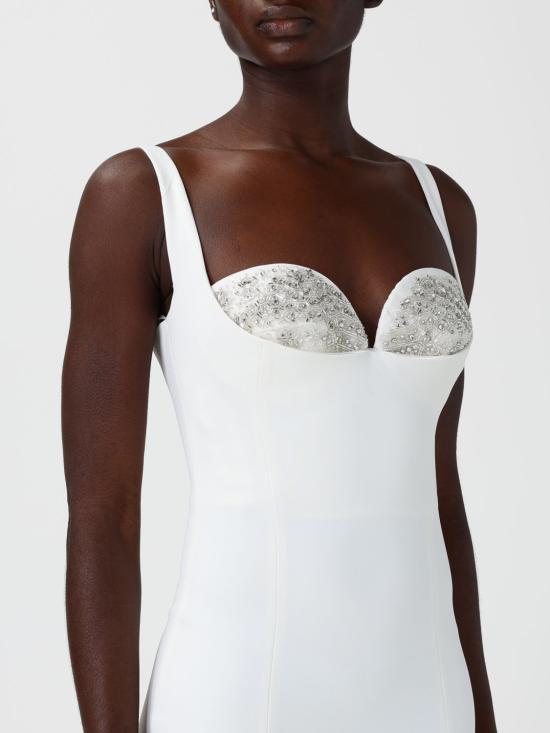 25FW 엘리자베타프랜치 롱 원피스 AB835 360 Ivory - ELISABETTA FRANCHI