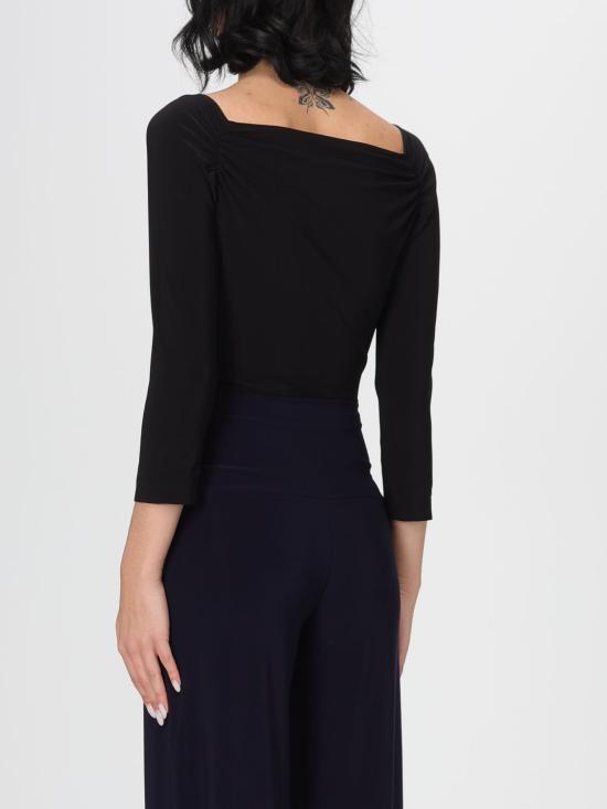 25FW 노마카말리 긴팔 티셔츠 KK325BPLR19001 Black - NORMA KAMALI