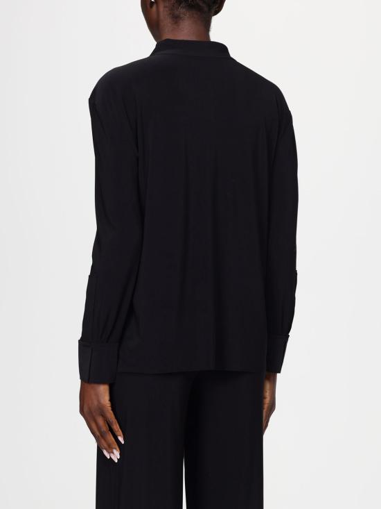 25FW 노마카말리 셔츠 KK3289PL191001 Black - NORMA KAMALI