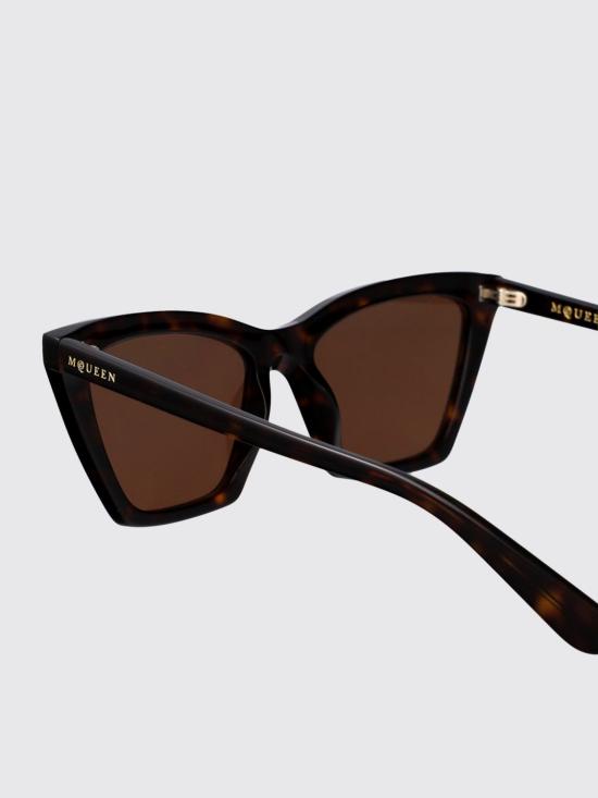 25FW 알렉산더 맥퀸 선글라스 AM0536S 002 Brown - ALEXANDER MCQUEEN