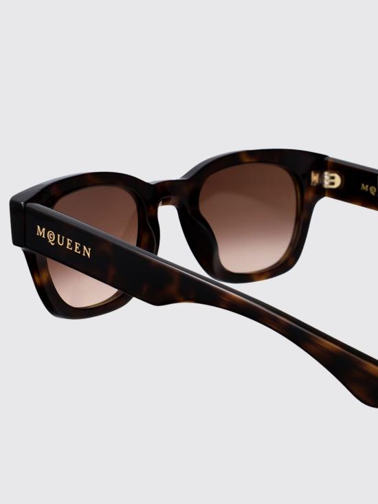25FW 알렉산더 맥퀸 선글라스 AM0530S 002 Brown - ALEXANDER MCQUEEN