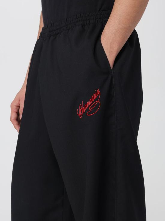 25FW 윌리 차바리아 스트레이트 팬츠 WCBTM0067 001 Black - WILLY CHAVARRIA