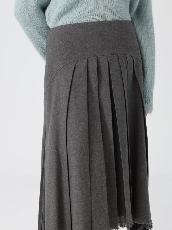 25FW 질샌더 스커트 J02MA0298J41557 030 Grey - JIL SANDER