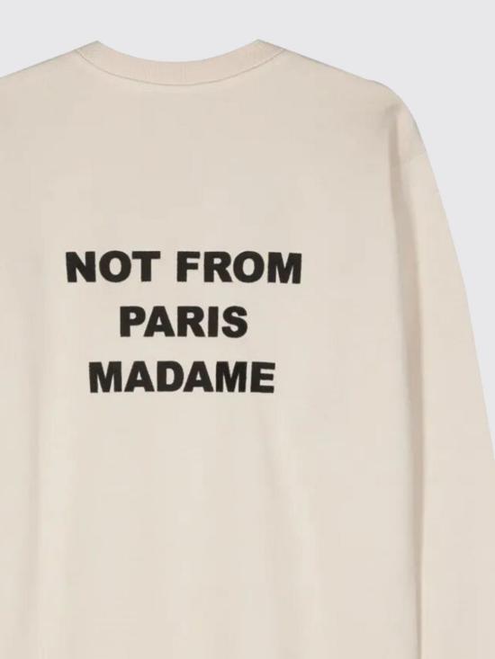 25FW 드롤드무슈 긴팔 티셔츠 PERMSW149CO MT Mastic - DROLE DE MONSIEUR