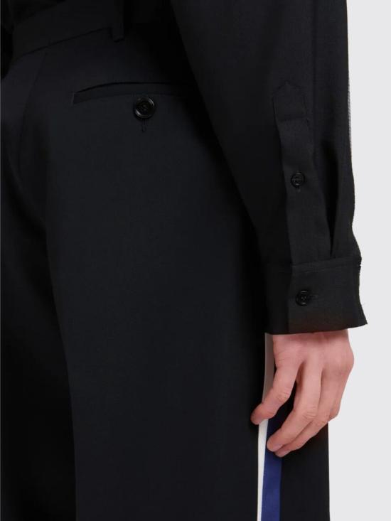 25FW 마르니 스트레이트 팬츠 PUMU0311Q0UTWA32 00N99 Black - MARNI