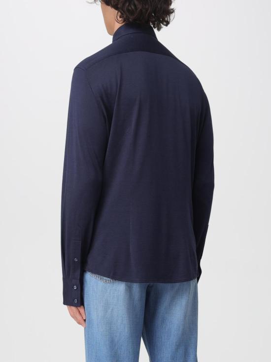 25FW 브루넬로 쿠치넬리 긴팔 셔츠 MH8366686 TH836 C6134 Blue - BRUNELLO CUCINELLI