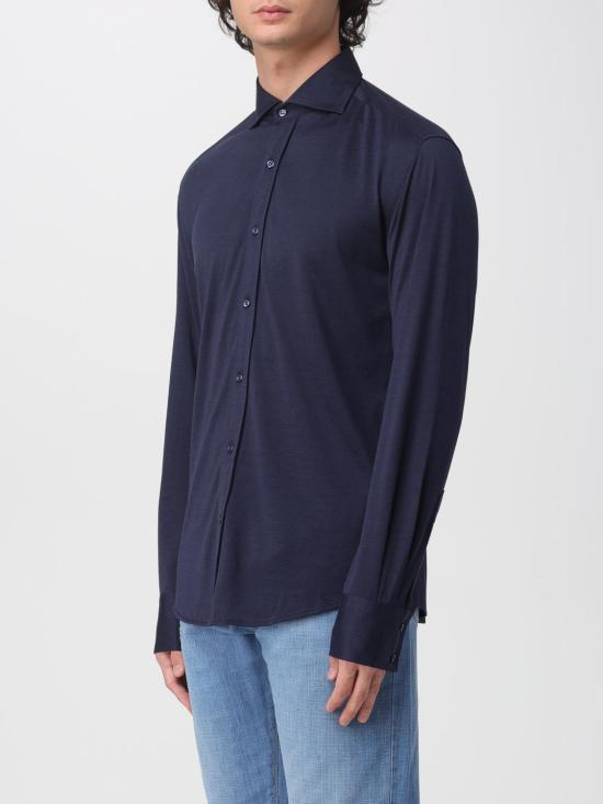 25FW 브루넬로 쿠치넬리 긴팔 셔츠 MH8366686 TH836 C6134 Blue - BRUNELLO CUCINELLI