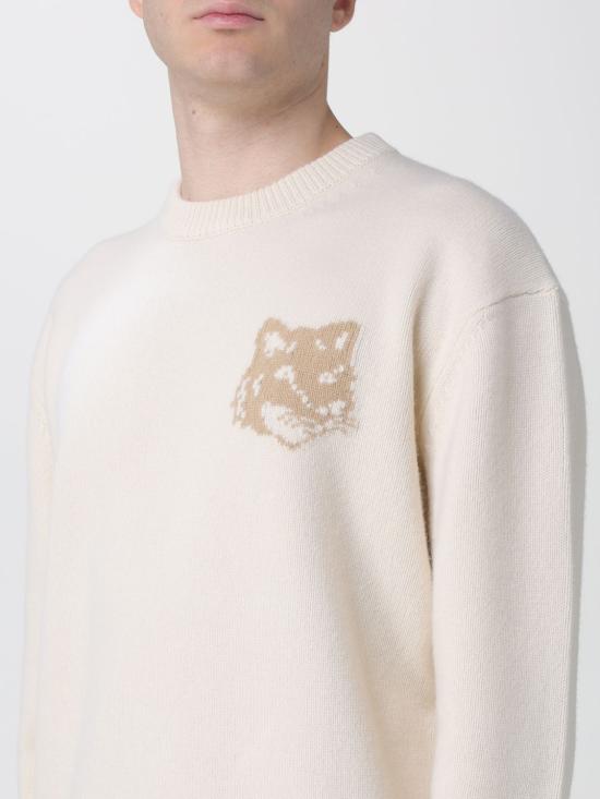 25FW 메종키츠네 스웨터 PM00816KM0329 0395 Beige - MAISON KITSUNE