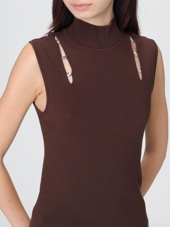 25FW 리우조 터틀넥 MF5033MS99E 90915 Brown - LIU JO