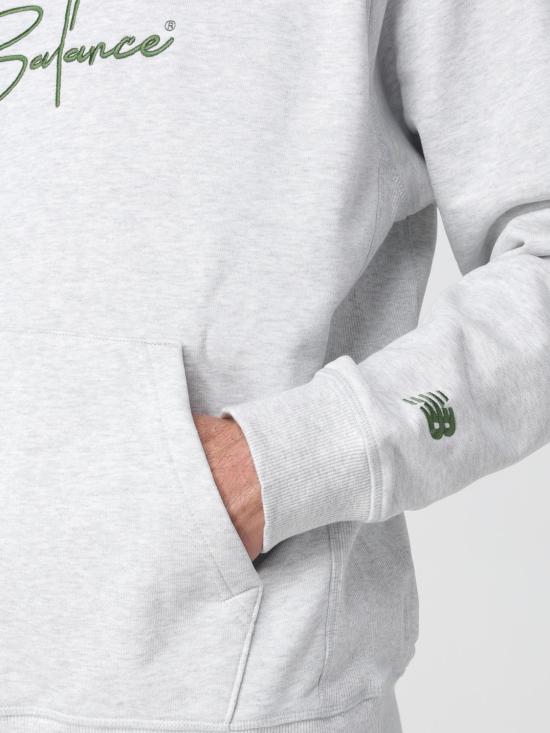 25FW 뉴발란스 긴팔 티셔츠 MT53938AHH Grey - NEW BALANCE