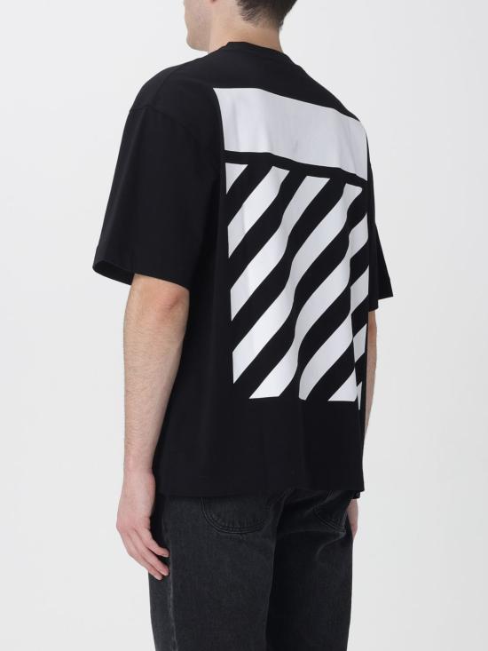 25FW 오프화이트 반팔 티셔츠 OMAA120F25JER00Z 1001 Black - OFF WHITE