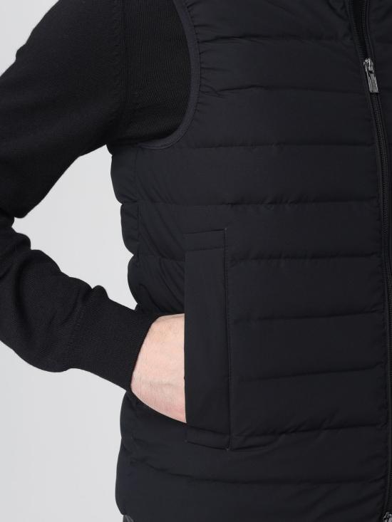 25FW 엠포리오 아르마니 베스트 8N1BQ11NLRZ 0999 Black - EMPORIO ARMANI