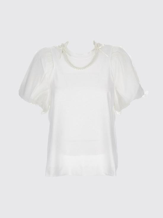 25FW 시몬로샤 반팔 티셔츠 5397B0553 White