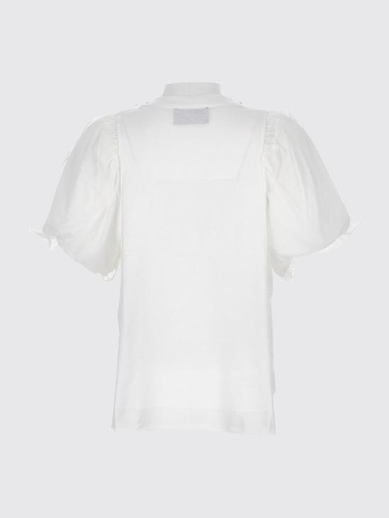 25FW 시몬로샤 반팔 티셔츠 5397B0553 White - SIMONE ROCHA