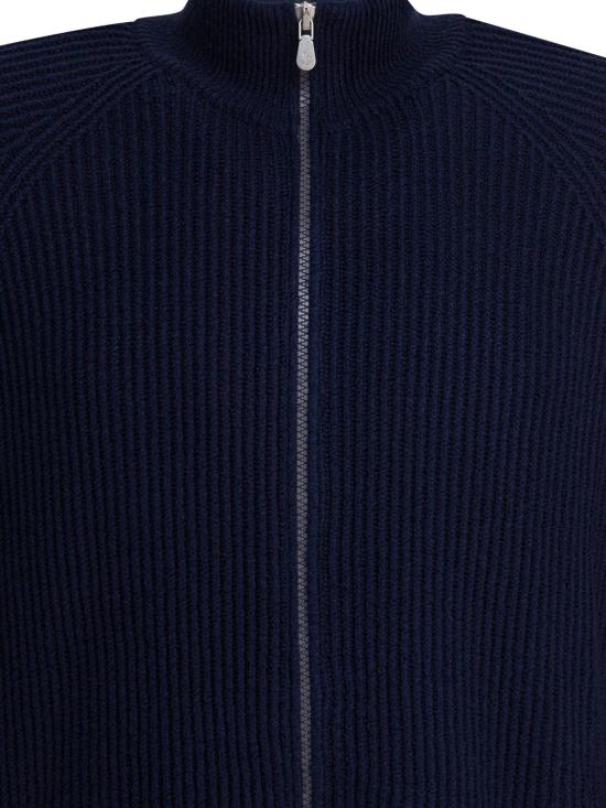 25FW 브루넬로 쿠치넬리 스웨터 MNI708616C2425 BLUE - BRUNELLO CUCINELLI