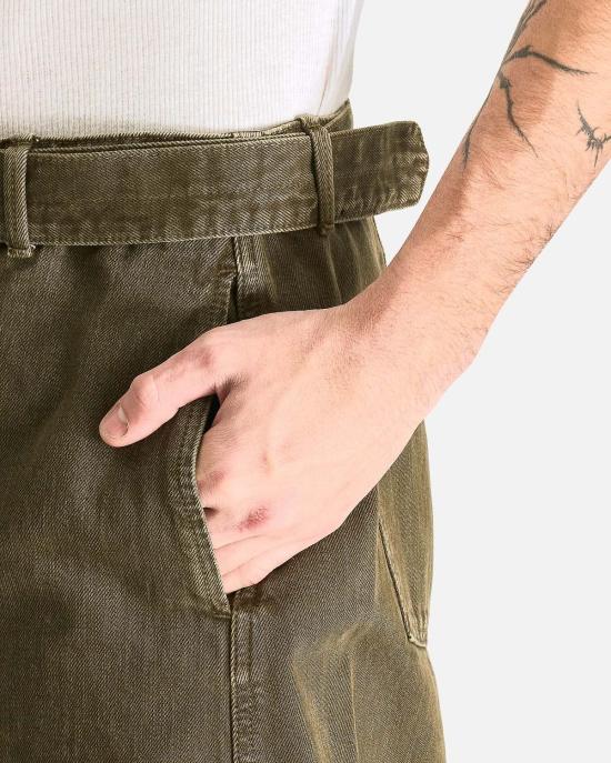  르메르 스트레이트 팬츠 트위스티드 벨티드 - LEMAIRE