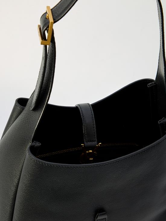 25FW 생로랑 스몰 LE 5 A 7 서플 숄더백 713938AAAUQ 1000 BLACK - SAINT LAURENT