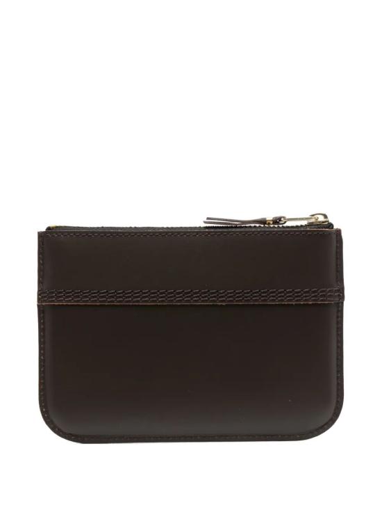 25FW 꼼데가르송 클래식 레더 라인 파우치 SA8100TS BROWN - COMME DES GARCONS