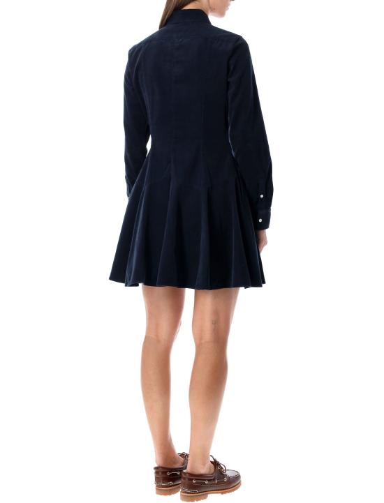 25FW 폴로 랄프로렌 미디 원피스 211972069 004 NAVY - POLO RALPH LAUREN