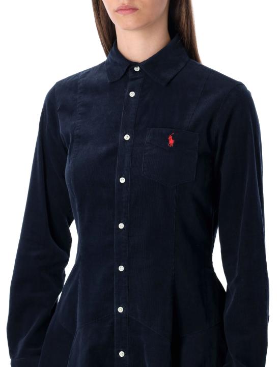 25FW 폴로 랄프로렌 미디 원피스 211972069 004 NAVY - POLO RALPH LAUREN