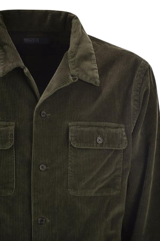 25FW 폴로 랄프로렌 긴팔 셔츠 710979621 001 GREEN - POLO RALPH LAUREN