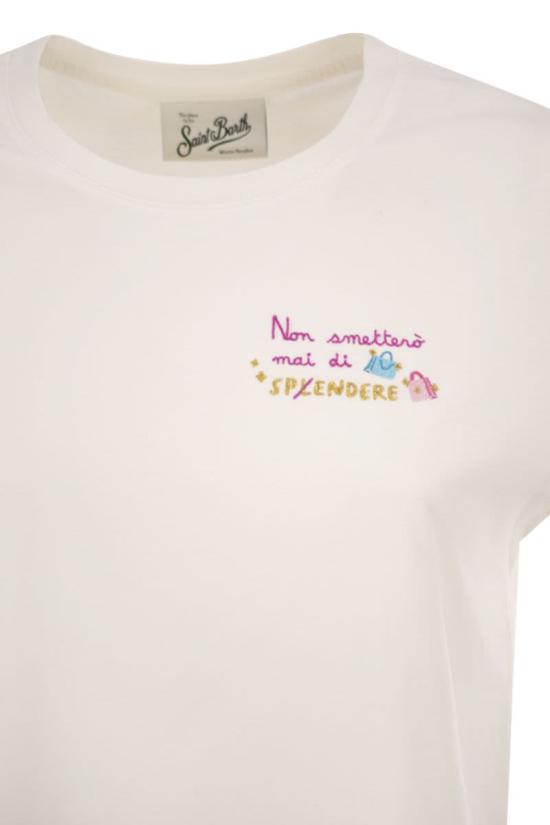 25FW 세인트바쓰 반팔 티셔츠 EMI0002 01290I WHITE - MC2 SAINT BARTH