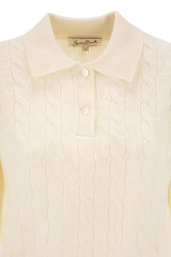 25FW 세인트바쓰 반팔 티셔츠 SVOY002 00040I CREAM - MC2 SAINT BARTH