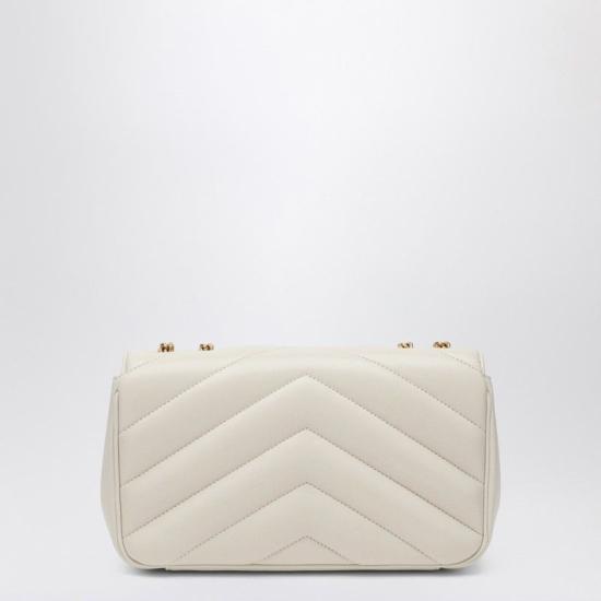 25FW 생로랑 루루 마틀라세 램스킨 스몰 숄더백 801437AAEAX 9207 WHITE - SAINT LAURENT