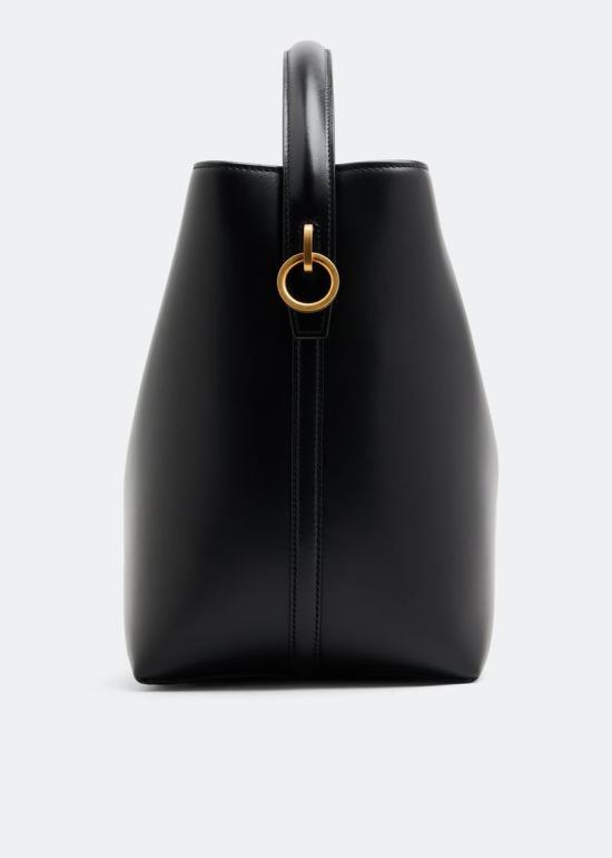  생로랑 르 37 샤이니 레더백 7428282R20W 1000 BLACK - SAINT LAURENT