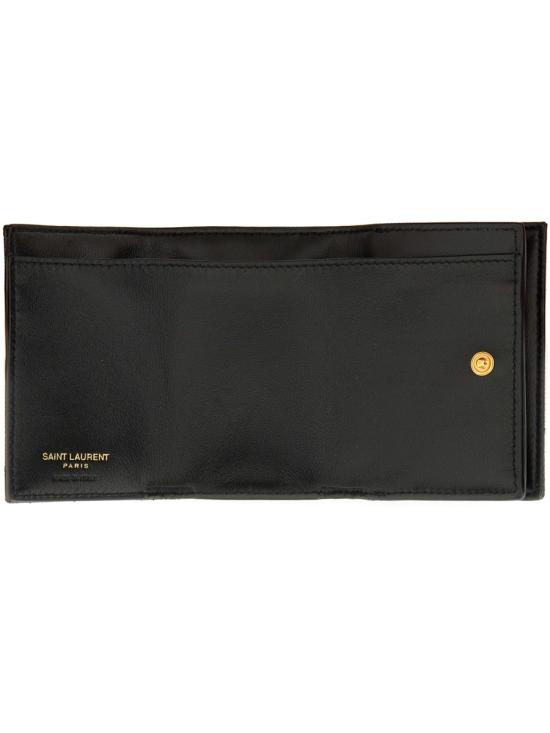  생로랑 그랑 드 뿌드르 카산드라 마틀라세 오리가미 타이니 지갑 668274BOWA1 1000 BLACK - SAINT LAURENT