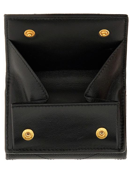  생로랑 그랑 드 뿌드르 카산드라 마틀라세 오리가미 타이니 지갑 668274BOWA1 1000 BLACK - SAINT LAURENT