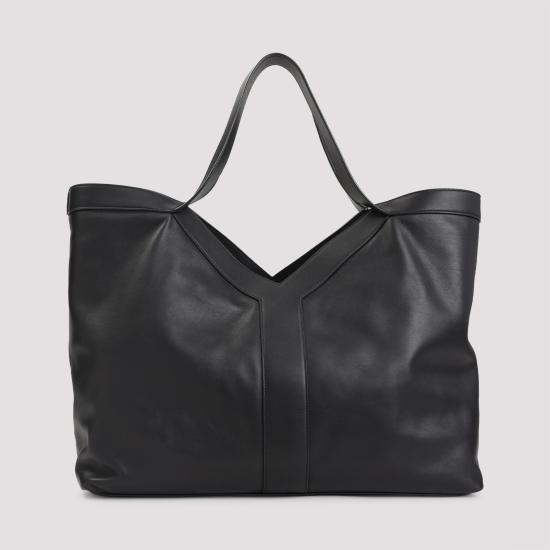 25FW 생로랑 Y 토트 그레인드 레더 820672AAEIF 1000 BLACK - SAINT LAURENT