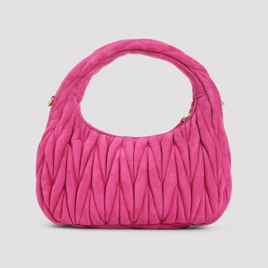 26SS 미우미우 마틀라쎄 완더 레더 토트백 5BC125VOOYAB7O F0029 PINK - MIU MIU