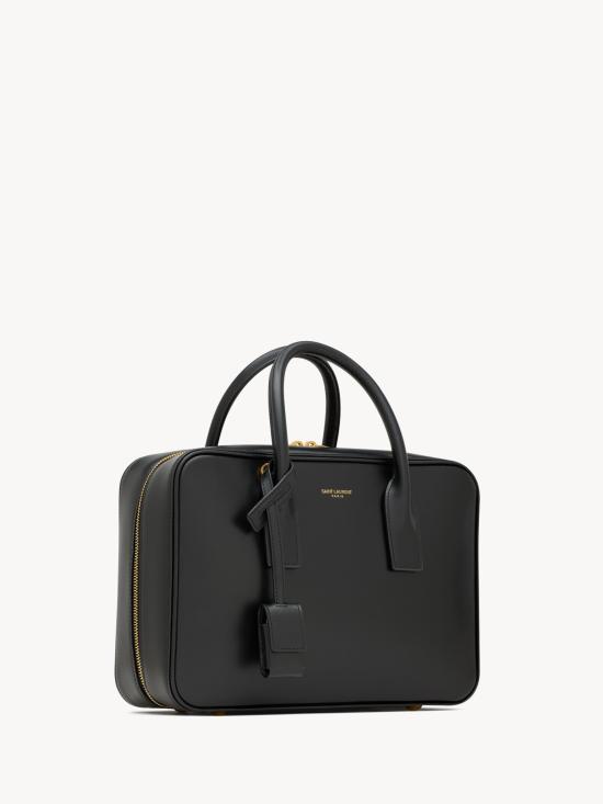 25FW 생로랑 삭 드 주르 바울레또 백 박스 생로랑 스몰 8408620SX0W 1000 BLACK - SAINT LAURENT