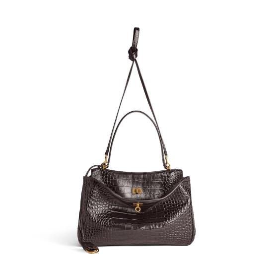 25FW 발렌시아가 로데오 미디움 핸드백 7897722AA5L 2221 BROWN - BALENCIAGA